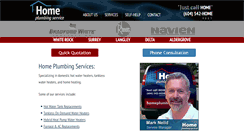 Desktop Screenshot of homeplumbingservice.ca